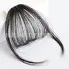 Peruca com Franja de Ar para Mulheres, Franja Falsa Leve, Franja Frontal Natural Invisível, Aplique de Cabelo Sintético com Franja de Ar Sem Costura