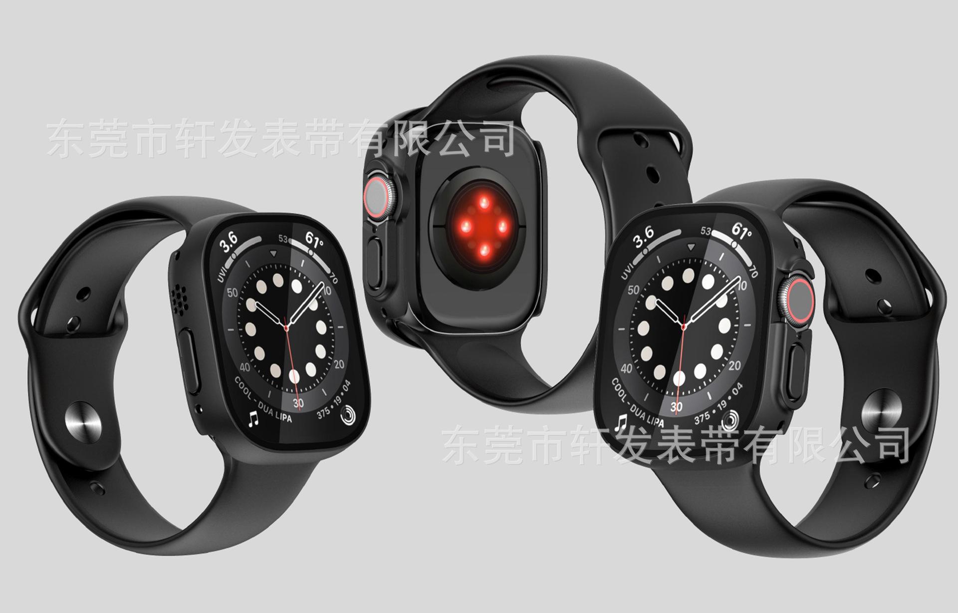 apple watch 8 pro-光头PC壳+钢化膜-1.