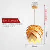 Lámpara de araña estilo japonés Lámpara creativa personalizada para comedor Piña Nórdica Simple Lámpara de madera Tatami Dormitorio Estudio Lámpara de madera