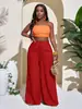 Transfronterizo 2026 Amazon Europeo y Americano Vestido de Cuatro Estaciones Pantalones Largos de Pierna Ancha para Mujer Pantalones de Pierna Ancha de Cintura Alta Casual Personalizados Nuevos