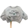 Sudadera para niño Nueva Primavera y Otoño Top de manga larga para niños Estampado de dibujos animados Estilo coreano Moderno y elegante