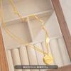 2026 Nuevo Collar de Acero de Titanio para Mujer, Cadena Larga de Suéter de Moda de Nicho de Lujo Ligero de Gama Alta para Otoño e Invierno, Joyería de Acero Inoxidable
