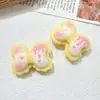 Dibujos Animados Lindos Moños Accesorios de Resina Pegamento Crema Hecho a Mano DIY Pasador Adorno para el Cabello Taza de Agua Zapato de Madera Colgante Decoración
