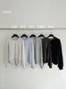 Moletom 6up Estilo Coreano Início do Outono Algodão Puro Normcore 2025 Guangzhou 13 Linhas Novo Solto Estilo Preguiçoso Versátil Feminino 50086