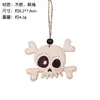 Decoraciones colgantes de madera de Halloween transfronterizas: Calaveras de azúcar del Día de Muertos, gatos negros, parcas, calabazas, arañas para colgar en ventanas y puertas