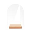 Estéreo Transfronteiriço Acrílico Transparente Casamento Escrito à Mão Placa de Número de Mesa Placa de Assento de Mesa Decoração de Mesa Espelhada DIY