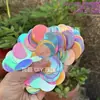 Cuentas Grandes de Color Mixto Accesorios DIY Lentejuelas Coloridas Redondas de 50 mm para Niños Pequeños Adornos Hechos a Mano Materiales de Relleno de Resina
