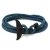 Moda nova linha Milão Estilo oceano pulseira de cauda de baleia personalidade versátil ano animal casal pulseira trançada vermelha