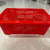 Atacado do Fabricante Cestas de Frutas Plásticas Portáteis para Cerejas, Laranjas, Tangerinas Doces, Morangos e Mirtilos com Alças de Encaixe, Podem Conter 2,5-3kg de Frutas