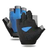 Guantes deportivos de medio dedo para hombres y mujeres, para ciclismo al aire libre, fitness, transpirables, absorción de impactos, antideslizantes, para montañismo al aire libre, guantes de medio dedo