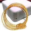 Pulseira Banhada a Ouro Céu Estrela do Bebê Puxa-Empurra Pulseira Barriga Redonda Feminina Chuva de Meteoros Ouro Imitação Ouro de Areia do Vietnã Pulseira Atacado