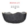 Estilo japonês Phnom Penh martelado vidro transparente Salah Bowl Legumes e Frutas Bowl criativo estilo nórdico prato de frutas vermelhas