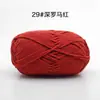 Fio de Algodão Leiteiro 4 Fios para Boneca de Crochê Artesanal DIY Médio Espesso Cachecol de Lã Bola de Lã Agulha Chinelos de Algodão Bolsa de Material