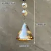 Acessórios para Lâmpada de Cristal Bola de Cristal Colorida Bola de Diamante Bola de Milho 30 # Diâmetro 40mm Pingente para Decoração de Casamento