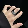 Anillo para Hombre Círculo Pequeño Anillo de Plata 925 Anillo de Dedo Sencillo de Lujo Ligero Nicho para Mujer Moda Vintage
