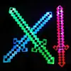 Espada de Grade Brilhante Versão Tiktok Jogo Minecraft Espada de Grade com Som Brilhante Espada Mosaico Brinquedo Venda por Atacado