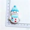 Decoração atmosfera criativa fofa de Natal adesivos magnéticos notas de mensagem Papai Noel boneco de neve ímãs de geladeira presentes