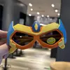 Gafas de Sol Polarizadas para Niños con Forma de Robot para Niños y Niñas, Gafas de Sol Suaves de Silicona Cool Estilo Mecha para Niños