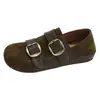 Zapatos retro estilo Birkenstock para mujer con suela blanda para otoño/invierno 2026, con un talón que se puede pisar, versátiles para ir al trabajo, cómodos para uso prolongado, antideslizantes y con una suela suave para uso casual