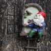 Duende Enano Navideño del Fabricante con Violín Brillante, Adorno Decorativo para Colgar en Árboles de Exterior, En Stock