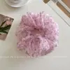 Goma para el pelo de malla esponjosa estilo francés, Goma para el pelo de organza extragrande, Accesorio para el pelo de alta gama para mujer