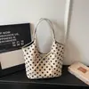 Bolso Tote de Commuter de Lunares para Mujer 2026 Nuevo de Moda Primavera Moda Súper Popular Bolso de Hombro Bolso Cubo de Gran Capacidad