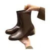 Primer Encuentro Botas Ji Mujer 2026 Otoño Invierno Nuevas Elásticas Adelgazantes Botas Tacón Oculto Personas Bajas Caña Alta Botas Largas de Caballero