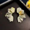 Pendientes de Flor de Textura Pesada de Moda Europea y Americana para Mujer, Pendientes de Temperamento Personalizados, Pendientes Transfronterizos Estilo Palacio Retro Venta al por Mayor