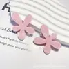 Adesivo Acrílico com Pontos Irregulares e Flores, Letras da Moda, Material para Capa de Celular, Acessórios DIY para Chaveiro de Resina Feito à Mão