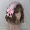 Faixa de Cabelo Lolita Flor Casamento Cupido Anjo Cabo LO Niang Renda Versátil kc Faixa de Cabelo Laço Joia de Cabeça Lolita