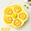 Forma de Silicone para Cubos de Gelo de Grau Alimentício com Tampa Forma para Bolos de Arroz para Comida de Bebê Resistente a Altas Temperaturas Congelável Fácil de Desenformar Venda Quente Transfronteiriça