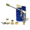 Pistola de agua de metal de alta presión directa de fábrica para lavado de autos, manguera de agua para jardín doméstico, kit de manguera de agua telescópica para riego