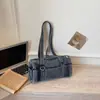 Bolso de Mezclilla para Mujer 2026 Nuevo Elegante de Alto Valor Bolso de Hombro Único Bolso Axila Gran Capacidad Bolso Boston para Viajes de Trabajo Mujer