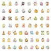 59 adesivos não repetem fofo desenho animado dia difuso animação Baokemeng decoração de garrafa capa de celular copo geladeira adesivos à prova d'água