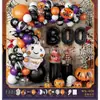 Feliz Halloween Set de Globos de Halloween en Español Suministros para Decoración de Fiestas Amazon Transfronterizo