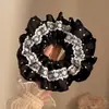 Goma para el pelo extragrande de estilo coreano de alta resistencia, coletero estilo perezoso para niñas, banda elástica para el pelo de alta gama
