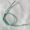 Hebilla de Hierro de 2 mm Cuerda Elástica para Mascarilla Cuerda Elástica Cuerda Elástica Hebilla Metálica Cordón con Púa Bolsa de Archivo Cuerda para Encuadernación de Libros de Hojas Sueltas