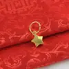 Pulseira de ouro areia pingente DIY latão banhado cor de ouro loja de ouro 24k com pingente de ouro falso outlet de fábrica
