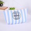 Bolsa de Lona con Cremallera para Estudiantes y Niños de Tutor Station Impermeable para Mujer de Lona y Cuero PU para Cosméticos Bolsa de Almacenamiento Ligera