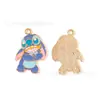 Aleación gota de aceite caricatura linda estrella bebé stillson DIY accesorios de joyería colgante llavero pendientes colgante