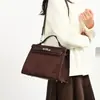 Bolso de Mano Nuevo Patchwork Textura Gamuza Otoño/Invierno 2026 Bolso Cruzado de Hombro Estilo Coreano Retro Lujo Ligero para Mujer