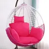 Almofada de assento para cesta suspensa, almofada de balanço para cadeira suspensa, almofada para cadeira de balanço de rattan, almofada de assento integrada espessa, transfronteiriça, almofada de assento removível e lavável
