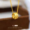 Colar com Pingente de Diamante Vintage Acessível de Luxo Retro Passepartout Corrente para Clavícula Design Francês Estilo Palácio para Mulheres