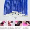 Nuevas Extensiones de Cabello Estilo Comercio Exterior Película Europea y Americana Piezas de Cabello de Seda Láser Extensiones de Cabello Adhesivas