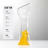Troféu Criativo de Resina para Funcionários Destaques, Competições de Basquete e Futebol, Medalha de Cristal de Honra Infantil, Impressão Colorida de Alta Definição
