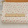 Estampa floral vintage estilo coreano, tecido popeline 100% algodão 40s de trama simples, vestuário, material para artesanato DIY