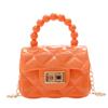 2025 Estilo Caliente Bolso Transparente de Gelatina Bolso Satchel Mini Bolso Bolso Pequeño para Niños Popular Chica Lindo Bolso Pequeño de Hombro