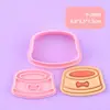 Molde para Estampar Galletas DIY Serie Perros Mascotas con Diseño Realista de Prensa 3D, Imprescindible para la Interacción Padres e Hijos