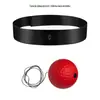 Bola de Reação de Boxe Montada na Cabeça, Bola de Velocidade para Casa, Bola de Treinamento para Alívio de Estresse, Equipamento de Bola de Boxe Elástica para Alívio de Estresse, Bola Mágica