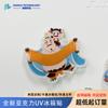 Calcomanías acrílicas para refrigerador personalizadas magnéticas suaves magnéticas creativas cultura promocional animación caricatura patrón de color parche DIY